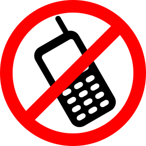phone prohibited